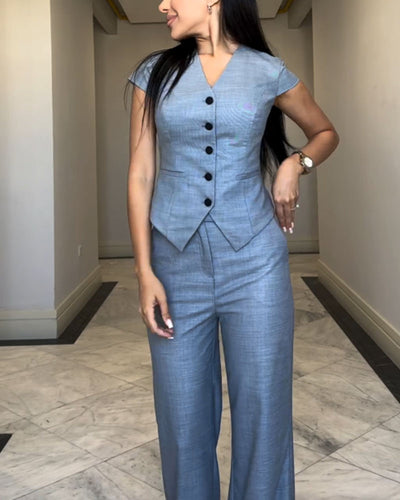 Nizhoni – Leinenbluse und  Hose Set