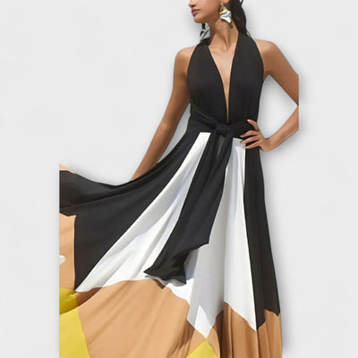 Nava - Langes Kleid mit Offenem Rücken