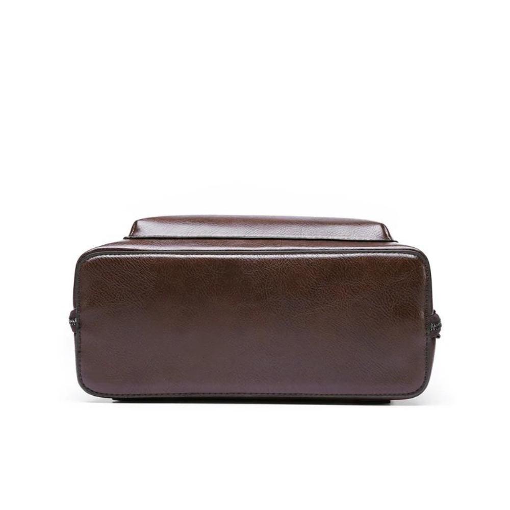 Klassischer Doppel-Reißverschluss-Rucksack - Schlankes Design