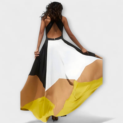 Nava - Langes Kleid mit Offenem Rücken