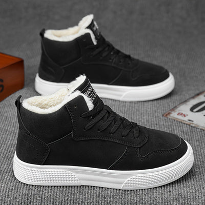 Isander | Herren Winterstiefel Hochschnitt mit Schnürung & Warmem Futter