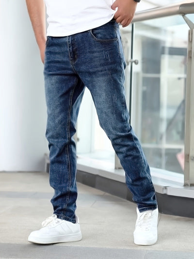 Herren Stretch Jeans Mit Flexibler Passform