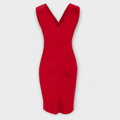 Brenda - Stylisches Kleid mit V-Ausschnitt und Schlitz