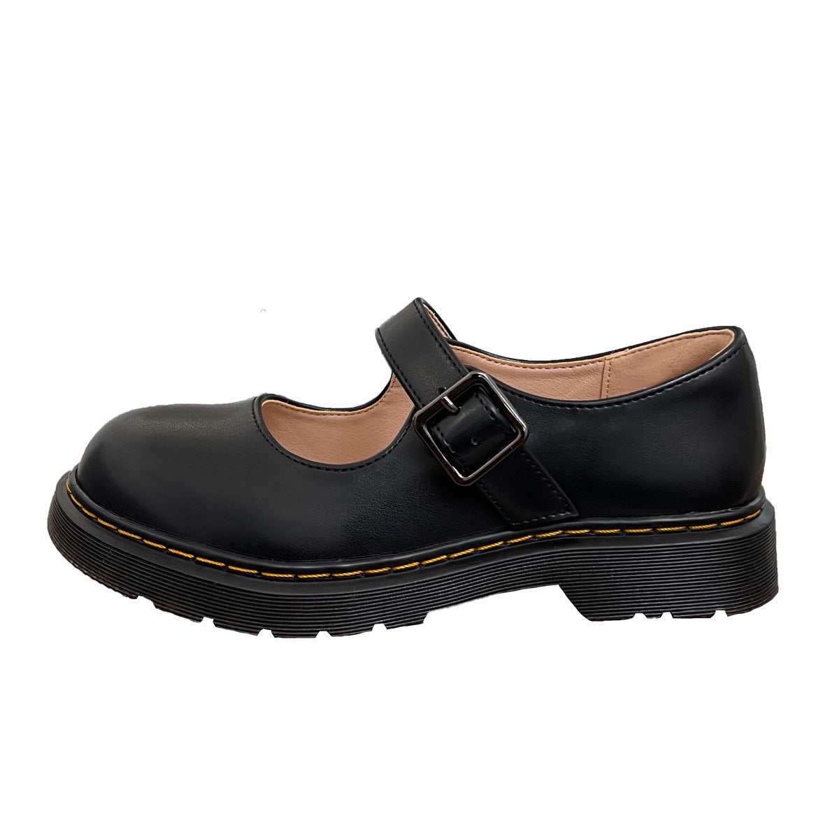 Damen Mary Jane Retro Schuhe Mit Niedrigem Absatz