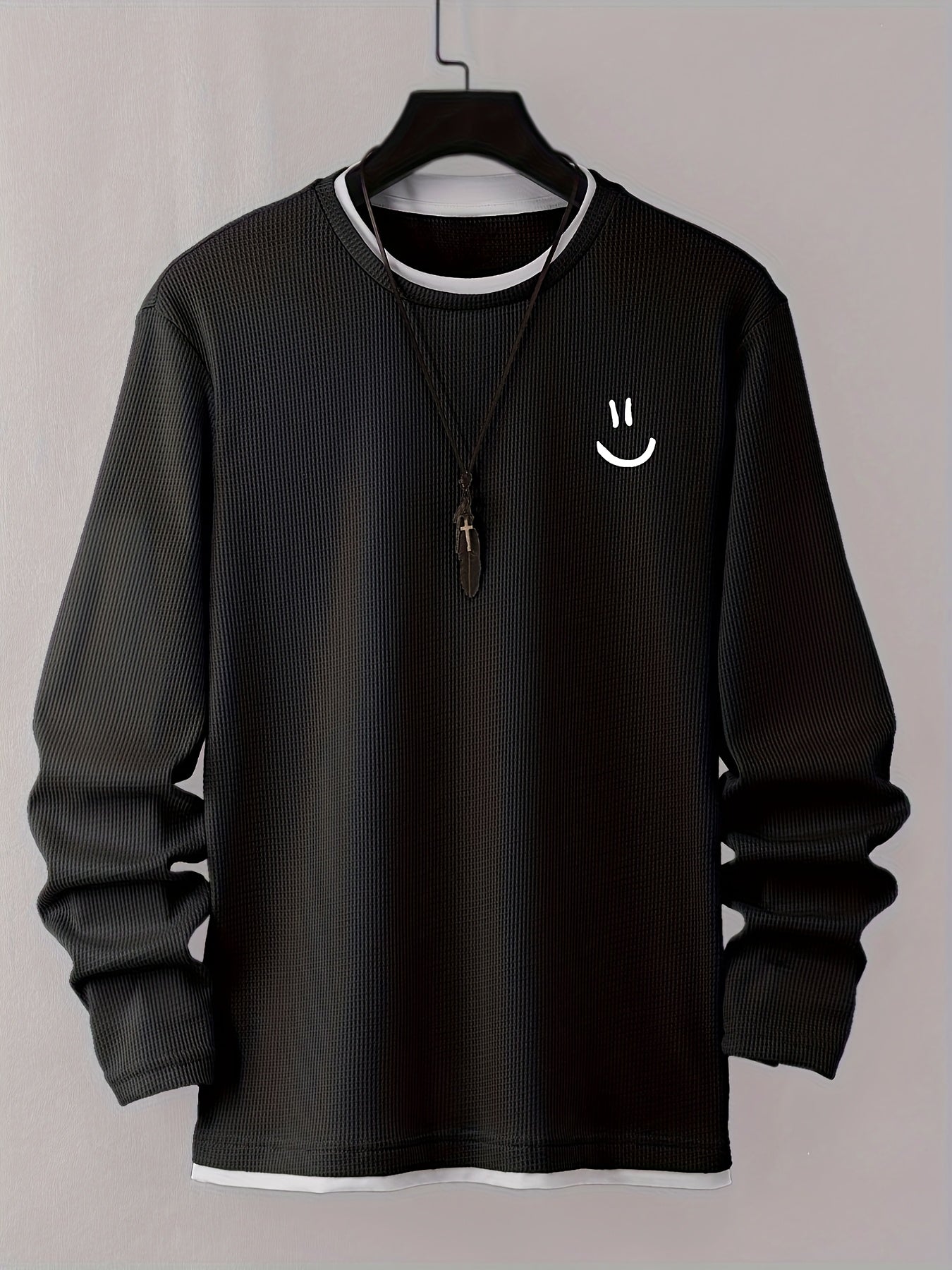 Desmond – Langärmliges Hemd Mit Gesichtsaufdruck