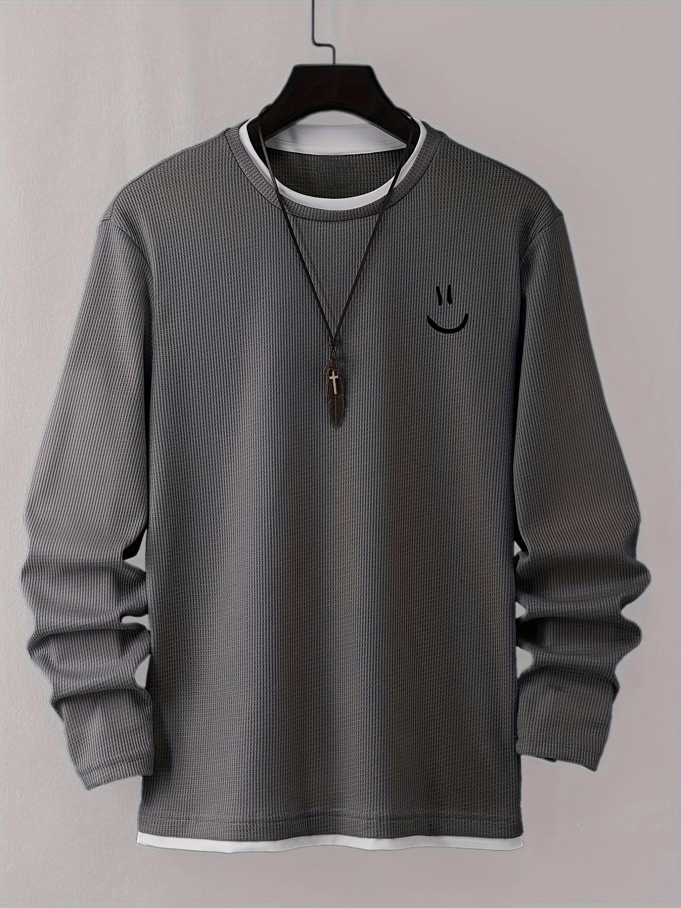 Desmond – Langärmliges Hemd Mit Gesichtsaufdruck