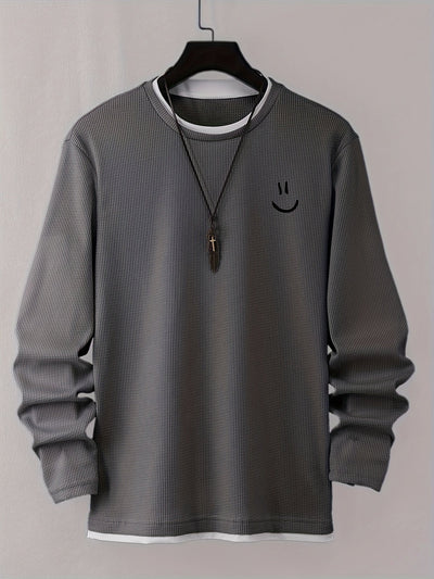 Desmond – Langärmliges Hemd Mit Gesichtsaufdruck