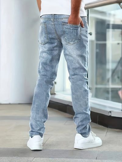 Herren Stretch Jeans Mit Flexibler Passform