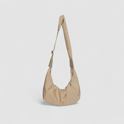 Puffer Schultertasche Damen – Vegane Leder Hobo Bag mit Reißverschluss