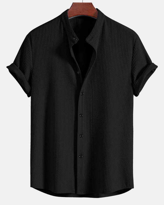 Herren Stilvolles Polo Shirt | Eleganter Stehkragen