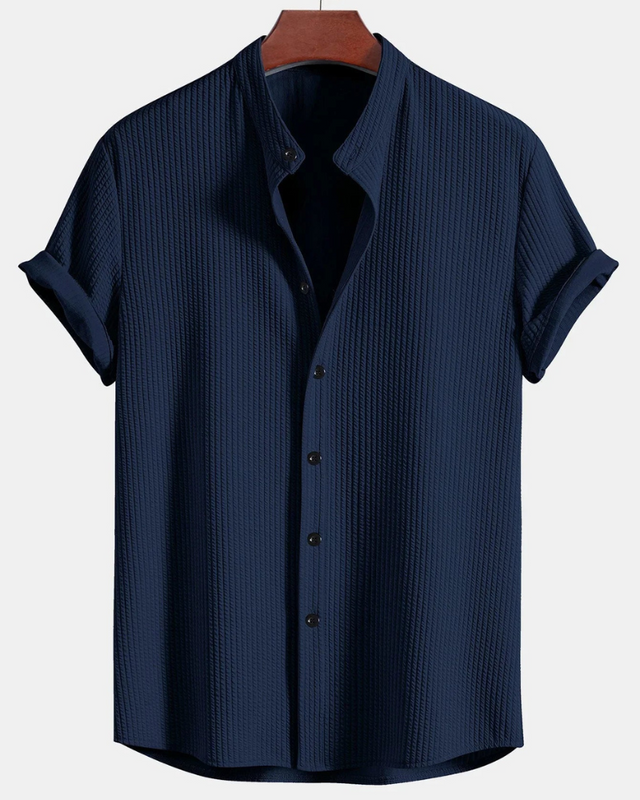 Herren Stilvolles Polo Shirt | Eleganter Stehkragen