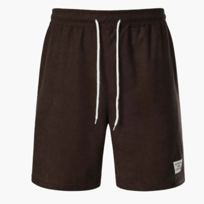 Herren Shorts aus Cord mit elastischem Bund für den Sommer