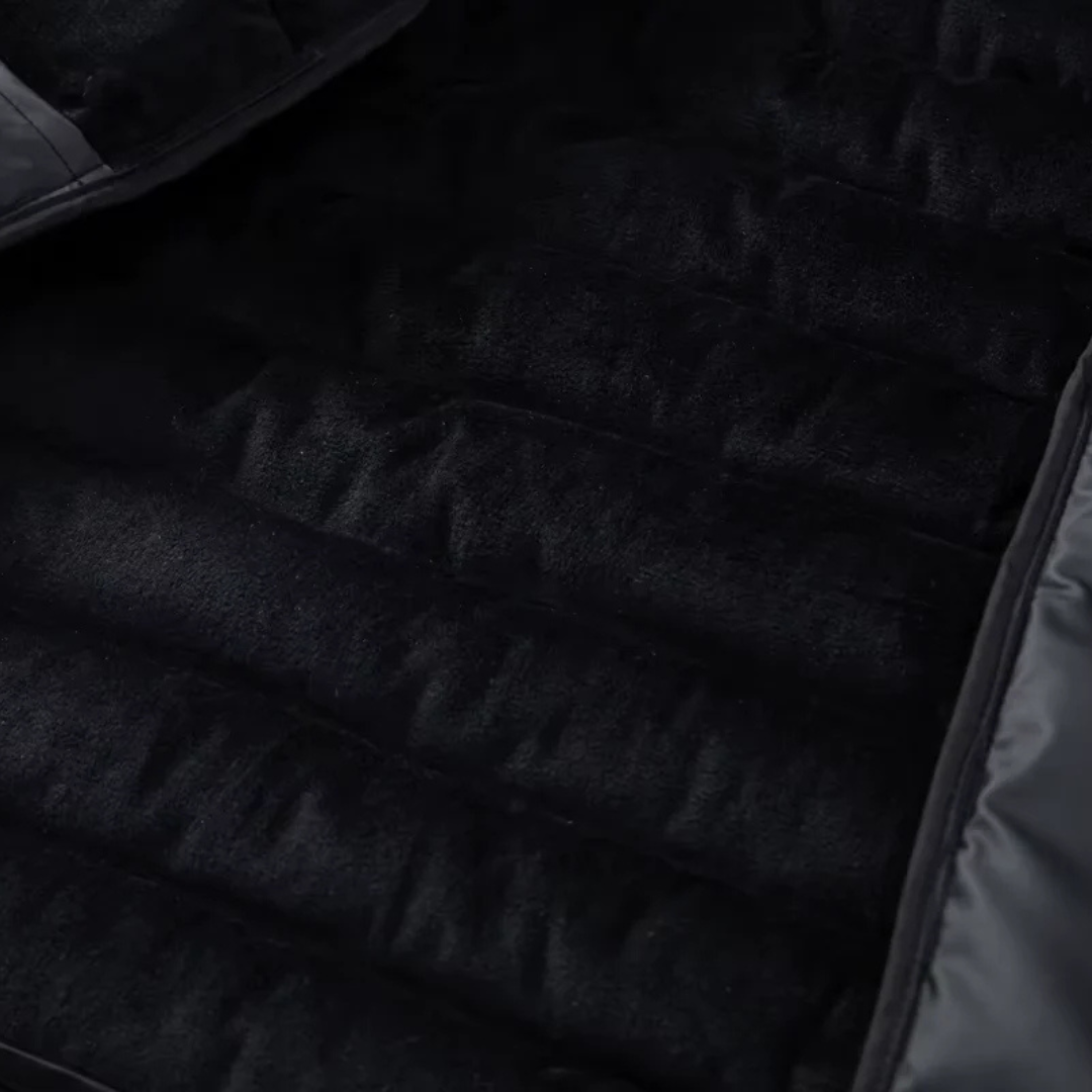 Herren Hybrid-Winterjacke Mit Kapuze