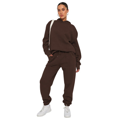 Damen Jogging Set Mit Kapuze Im Lässigen Stil