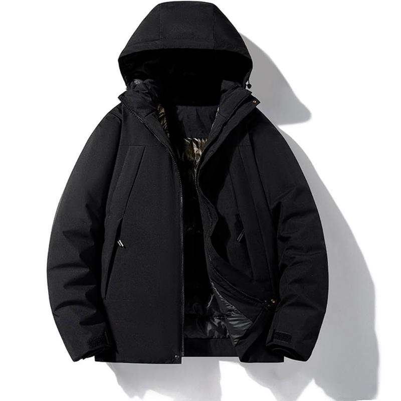 Damen Skijacke | Atmungsaktive Winterjacke mit Kapuze und Taschen