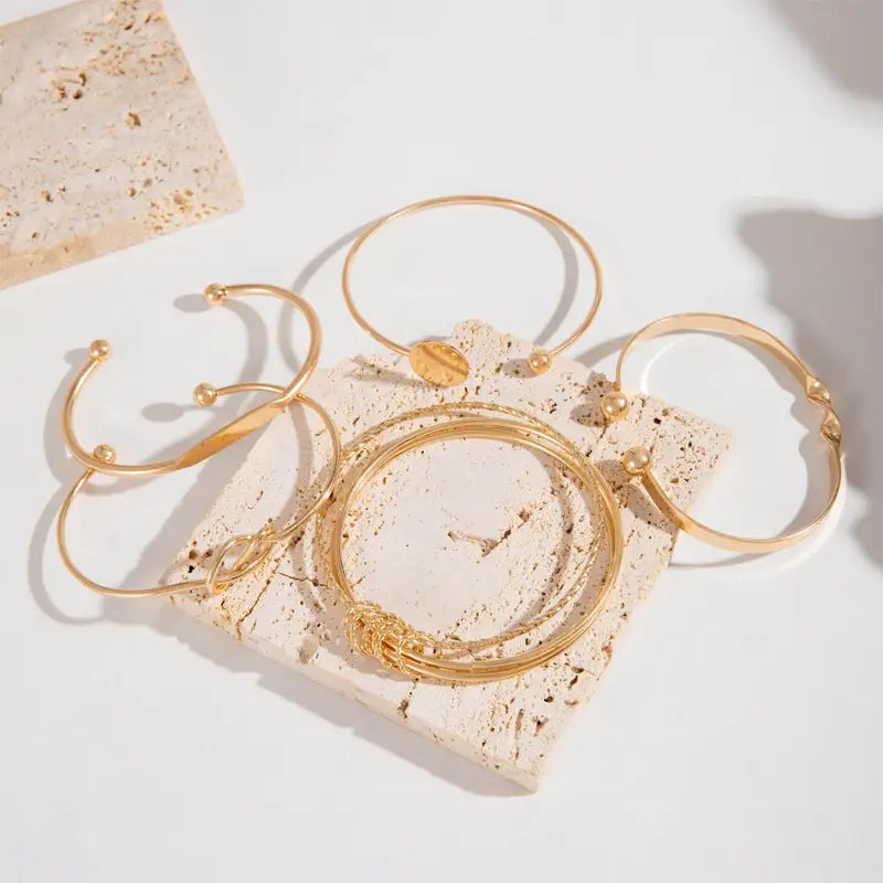 Knotted™ | Gold Elegance Armband Set