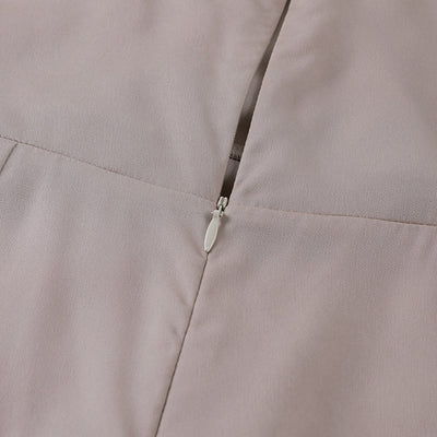 Sahari – Elegantes Midi-Kleid mit Rückenausschnitt