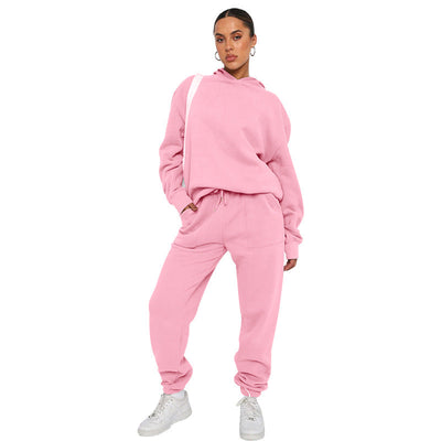 Damen Jogging Set Mit Kapuze Im Lässigen Stil