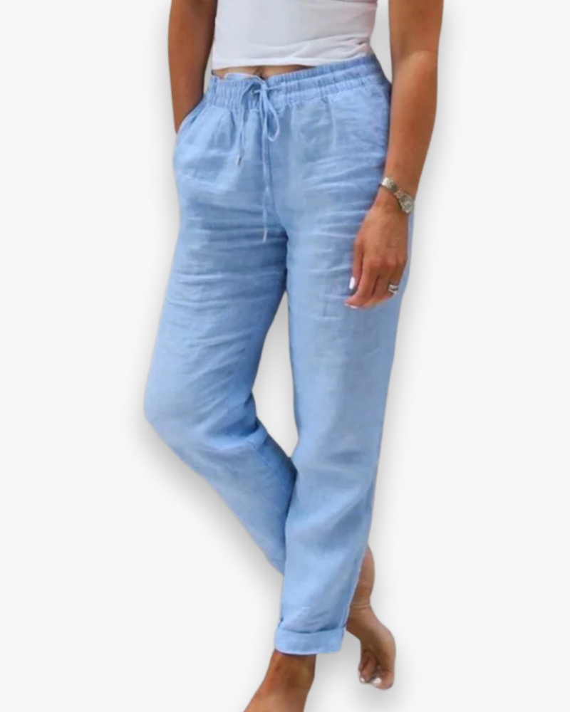 Damen Bequeme Elastische Hosen | Leicht und Vielseitig