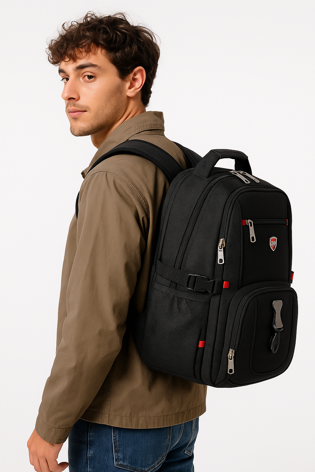 Herren Wasserdichter Laptop Rucksack groß