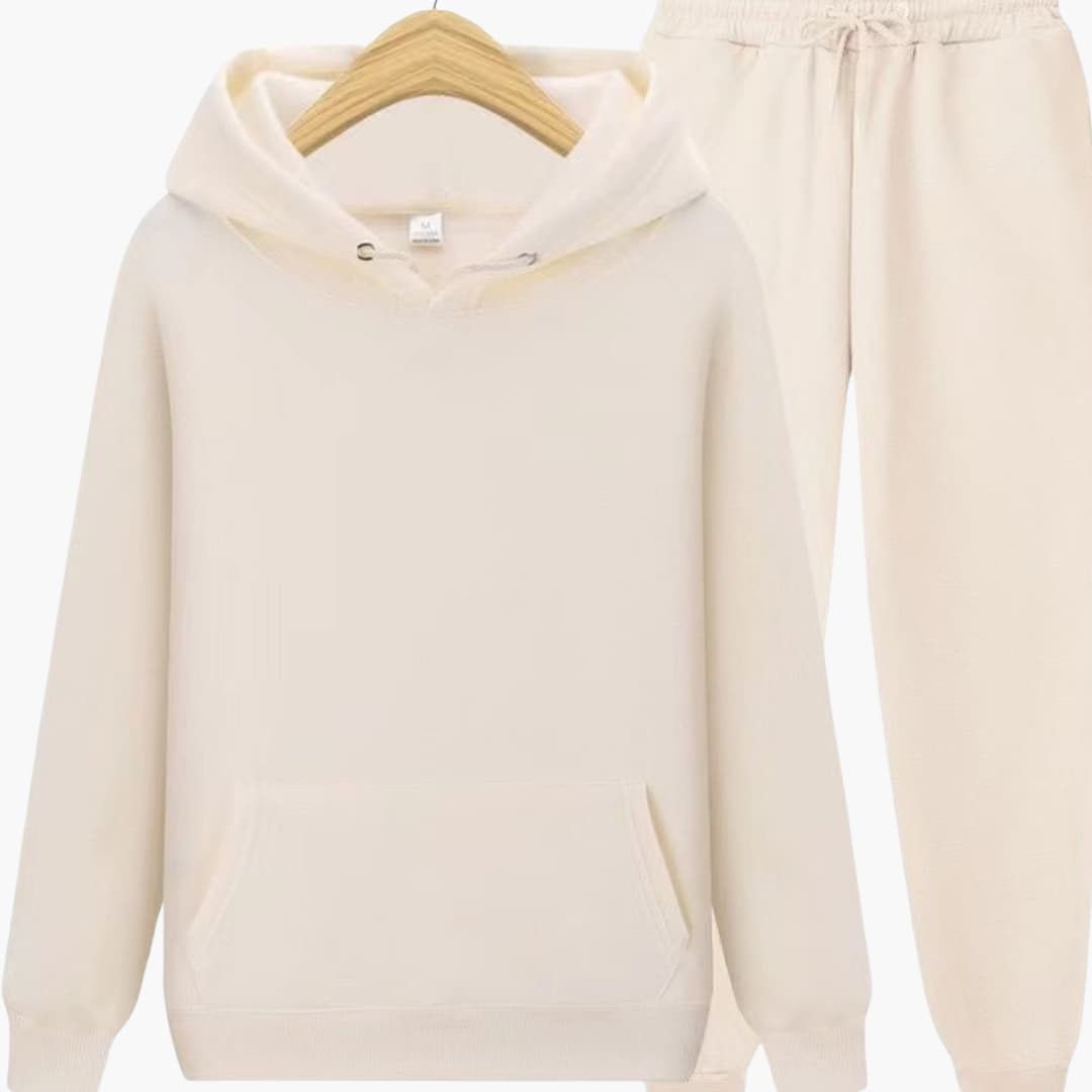 Herren Jogginganzug mit Kapuzenpullover und Bündchenhose