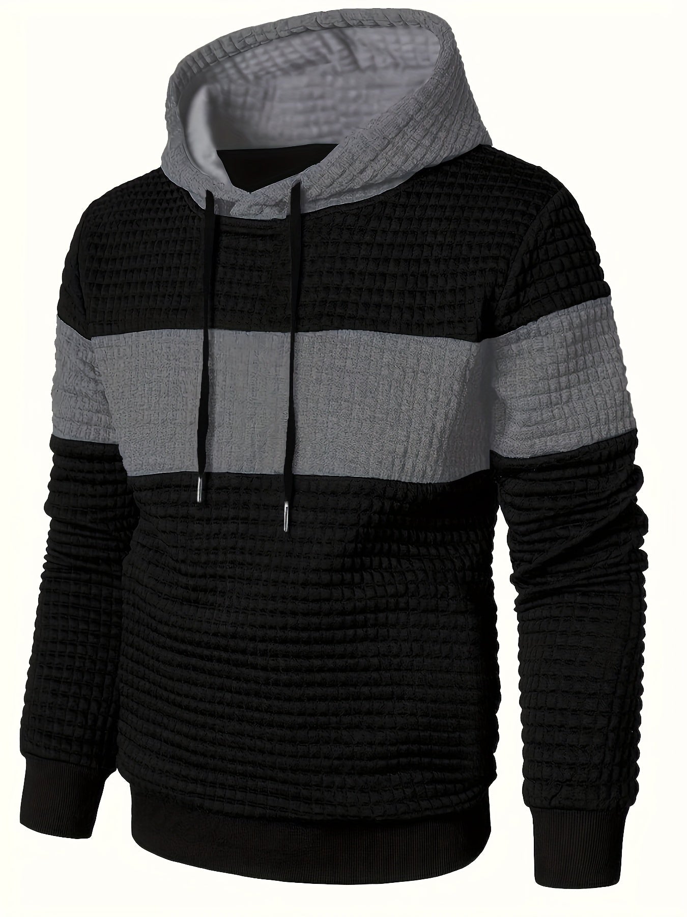 Fredric - Blockierung Stilvoller Kapuzenpullover Schweiß Hemd