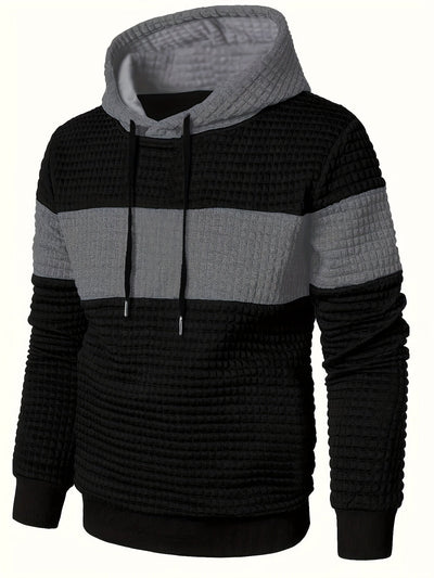 Fredric - Blockierung Stilvoller Kapuzenpullover Schweiß Hemd