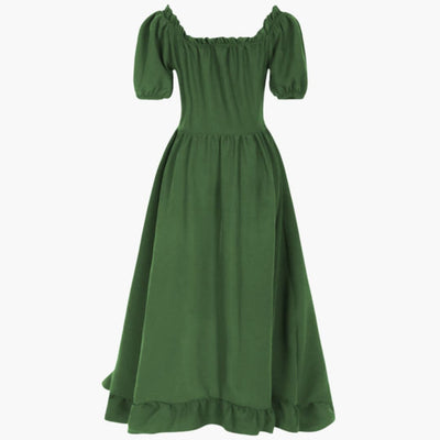 Oktoberfest Dirndl Kleid 2025 mit Rüschen für Damen