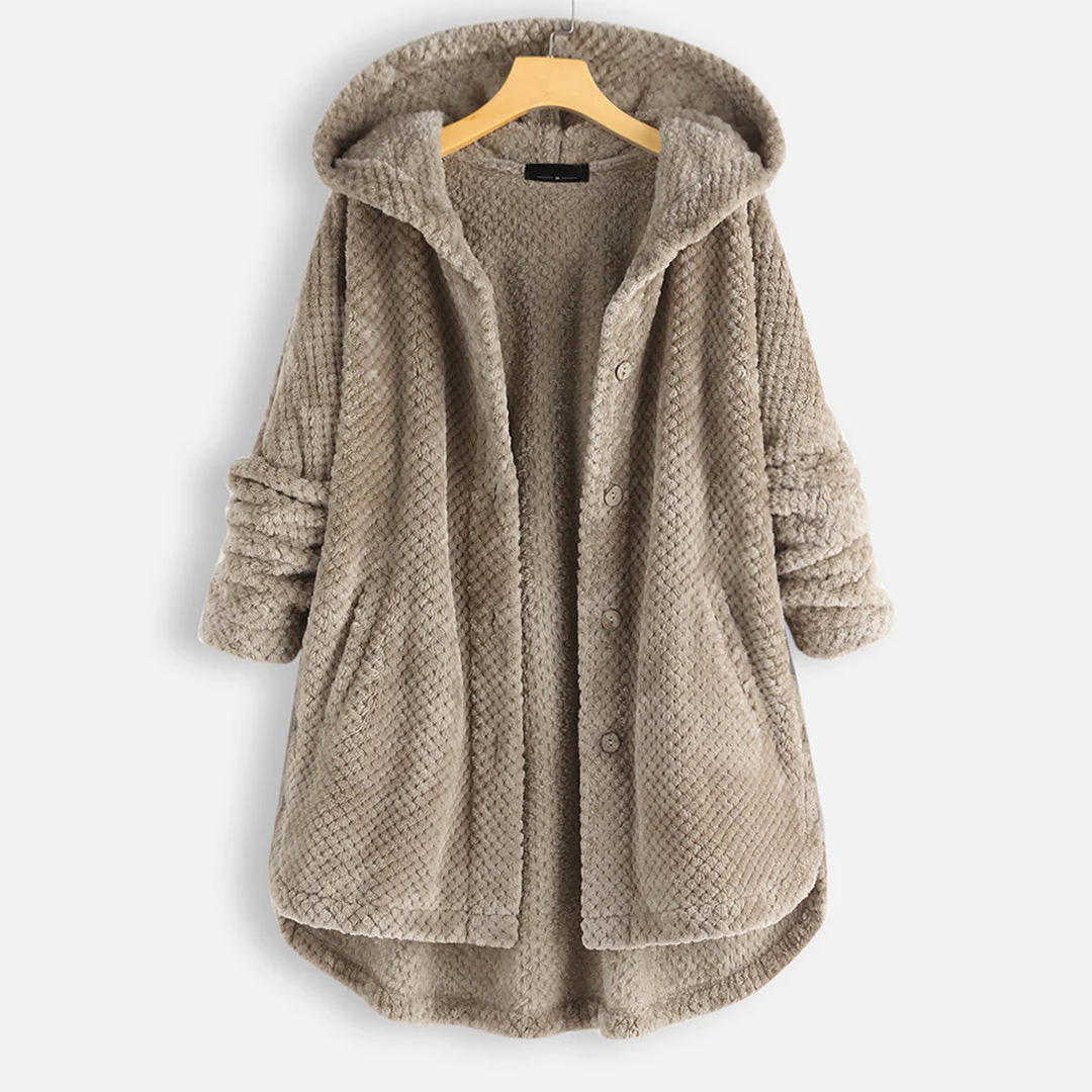 Amara® | Button-Down Kapuzenjacke