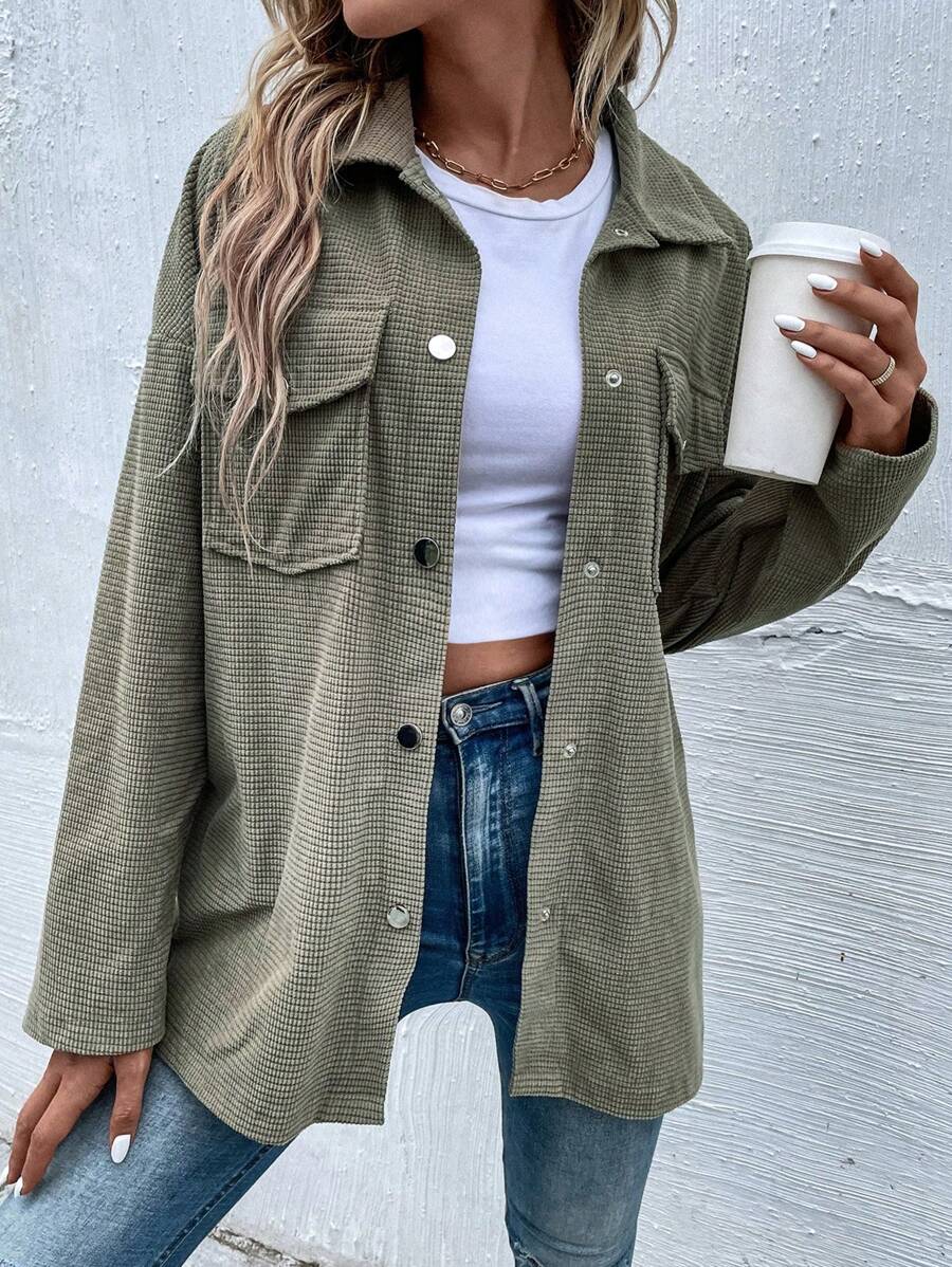 Isoldea | Elegante Bucklecord-Jacke