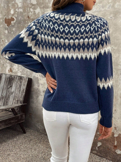 Klassischer Damen Rollkragenpullover