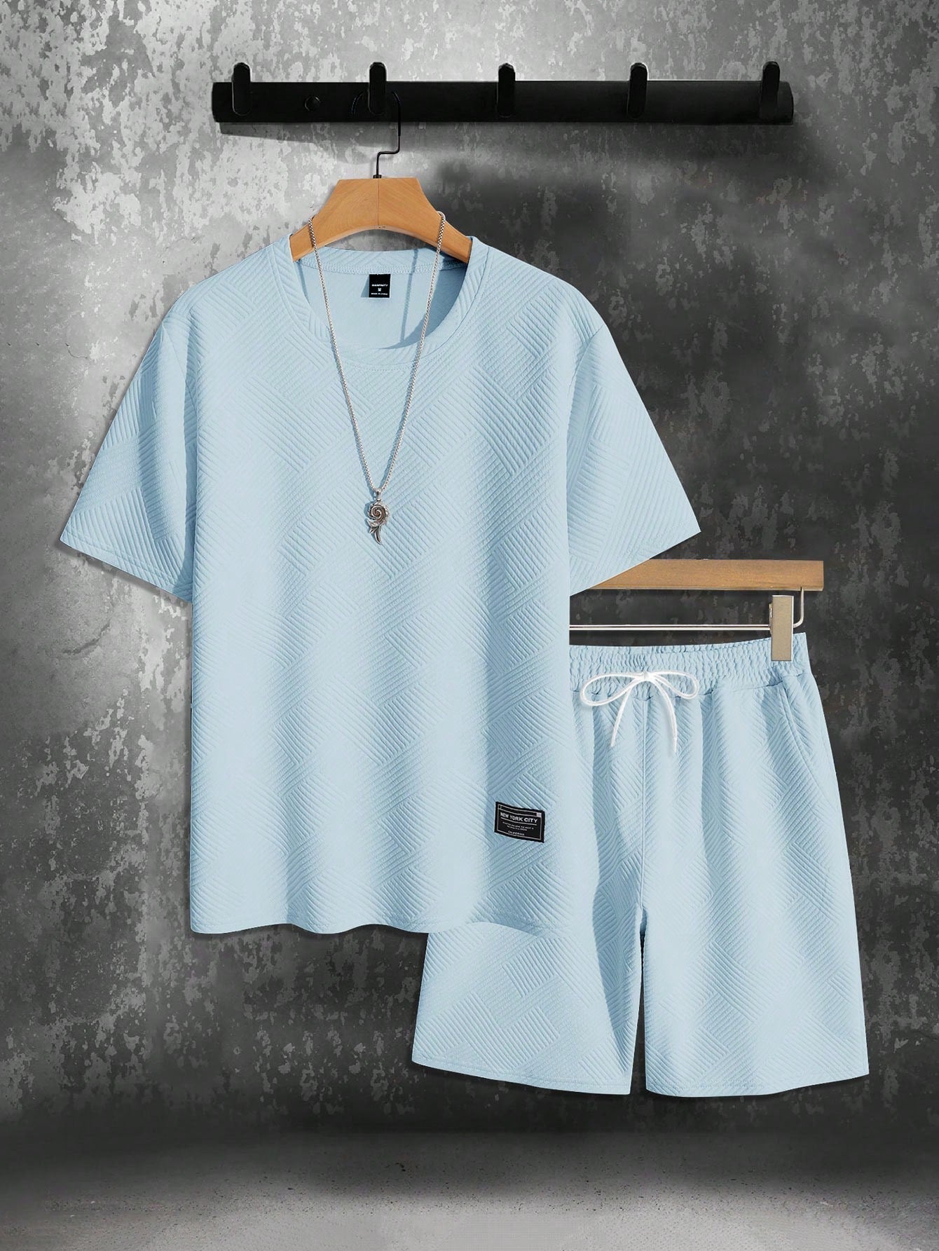 Sahari – Herren-Set mit Oversize-T-Shirt und Shorts