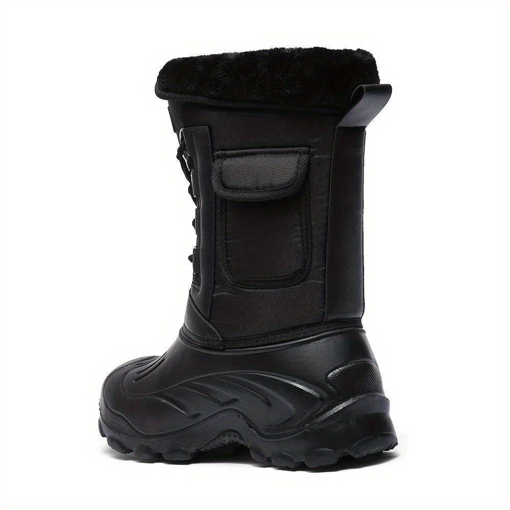 Mavric | Herren Wasserdichte Outdoor-Winterschuhe Hohe Stiefel mit Schnürung & Warmem Innenfutter