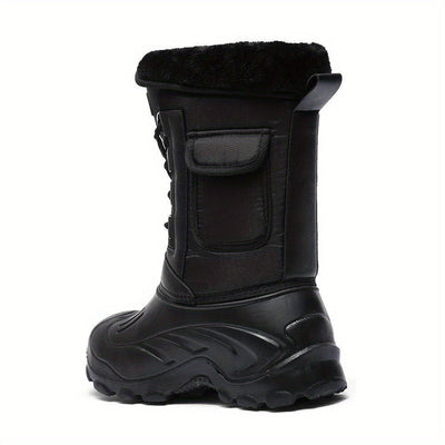 Mavric | Herren Wasserdichte Outdoor-Winterschuhe Hohe Stiefel mit Schnürung & Warmem Innenfutter