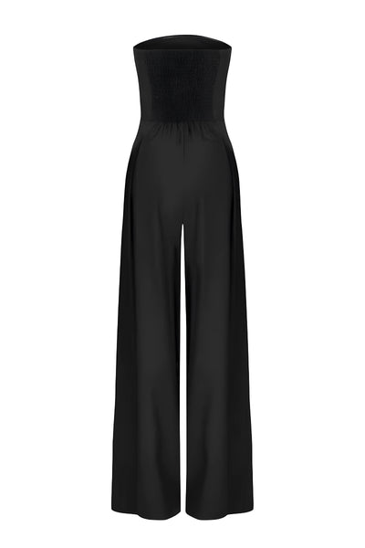 Raffiniert schulterfreier Jumpsuit