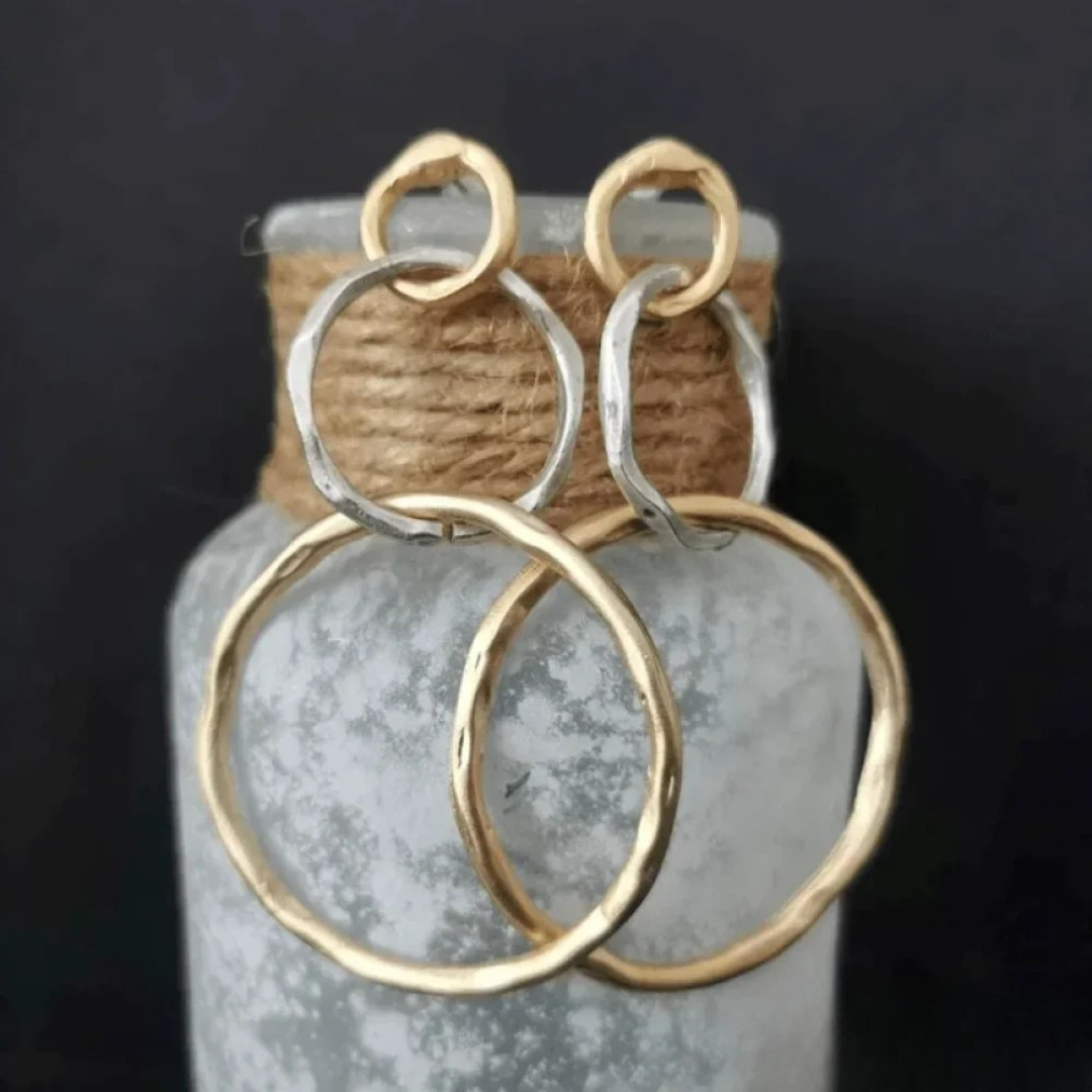 Celeste™ | Vintage Gold- und Silber-Ohrringe