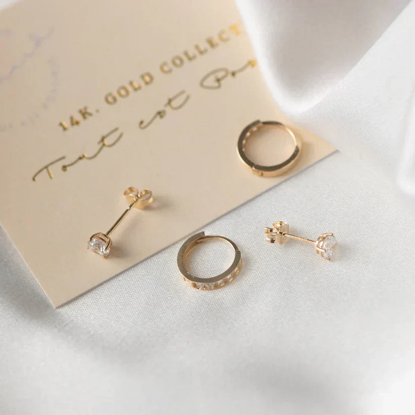 Brillane™ | Goldstein Ohrringe Set