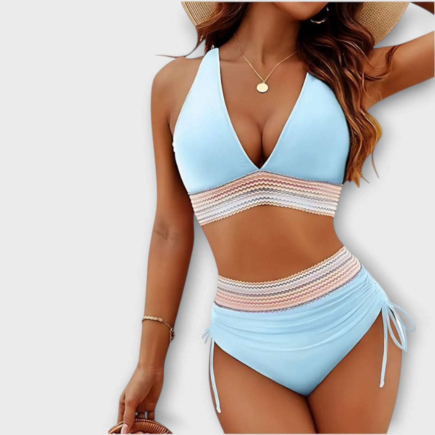 Frances – Hochgeschnittener Bikini mit Bauchformung