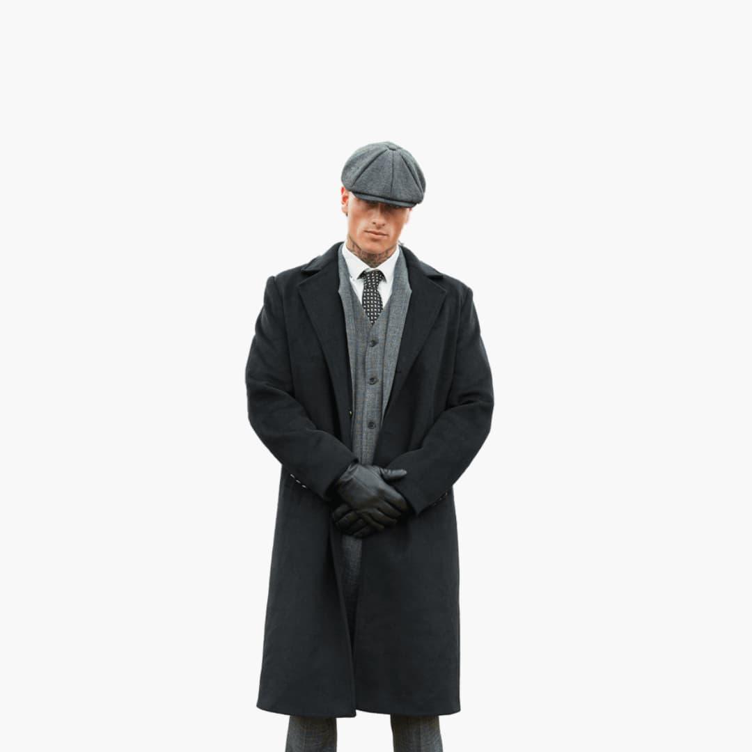 Herren Winterhandschuhe Aus Glattem Leder