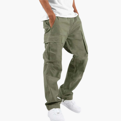 Herren Cargo Hose Mit Streetwear Stil Und Mehrfachtaschen