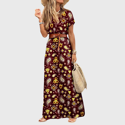 Brooklyn | Kleid mit Detailstoff