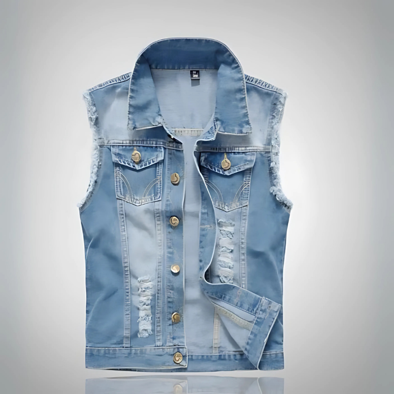 Clifton | Herren Vintage Weste | Ärmellose Freizeitweste mit Taschen