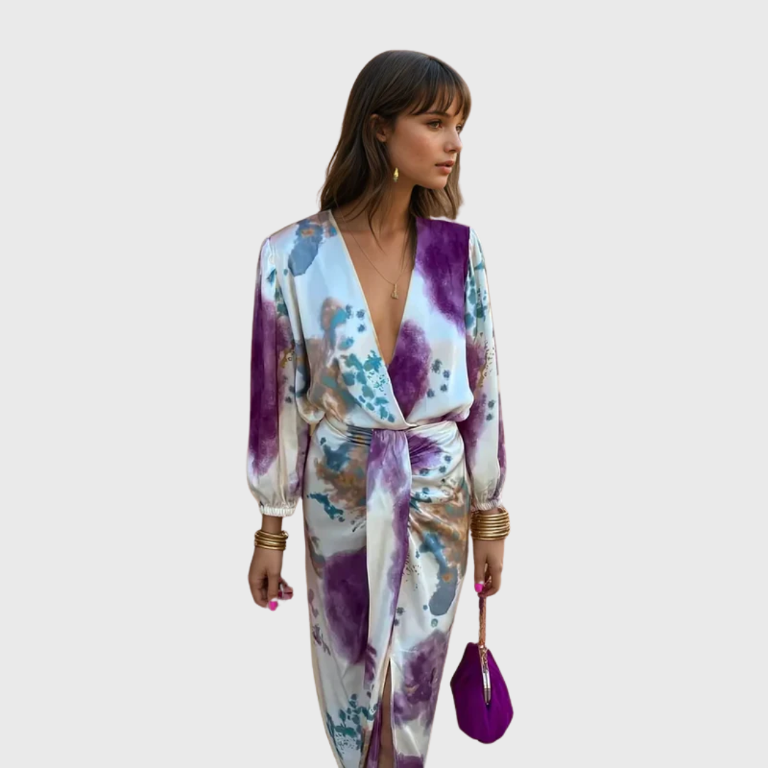 Romy | Kleid mit Taillen-Schleife