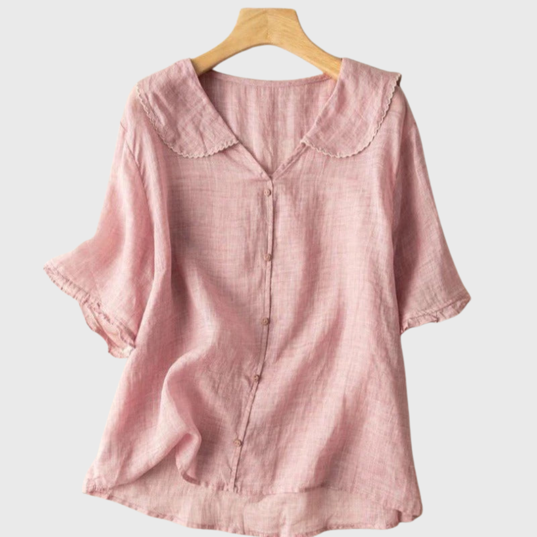Madison | Bluse aus Premiumleinen