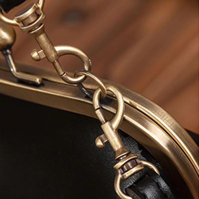 Vintage Kussverschluss Tasche - Retro Chic Essentiell
