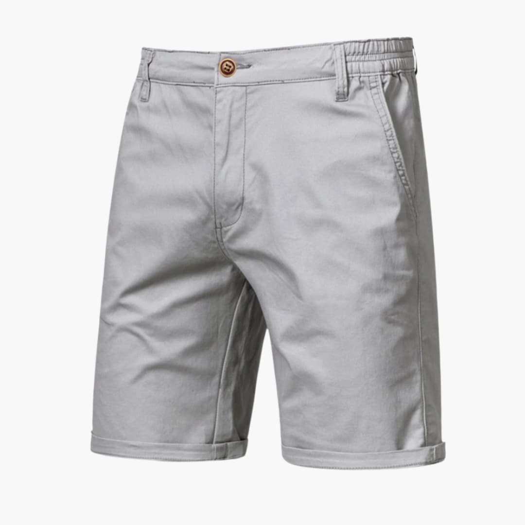 Herren Baumwollshorts mit Gummibund und Seitentaschen