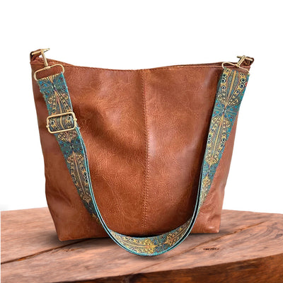 Chelsey’s Vintage Charm | Leder Schultertasche