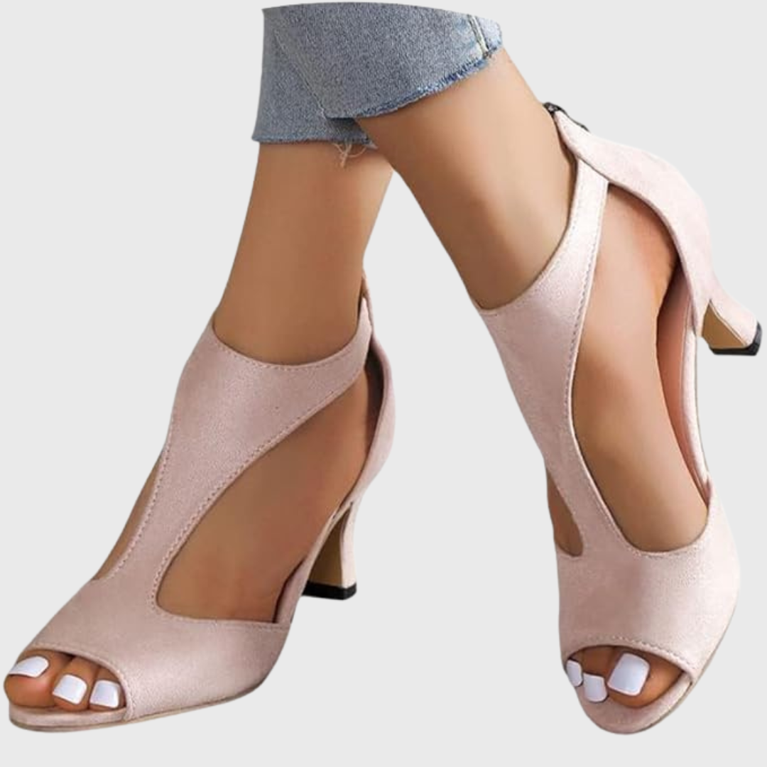 Brooklyn | Sandalen mit Reißverschluss