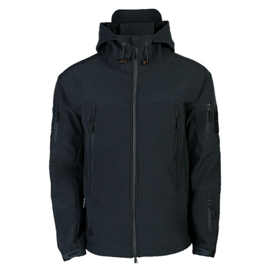 Walter | Herren Funktionsjacke mit Kapuze | Outdoor Jacke mit Multi-Zip-Taschen