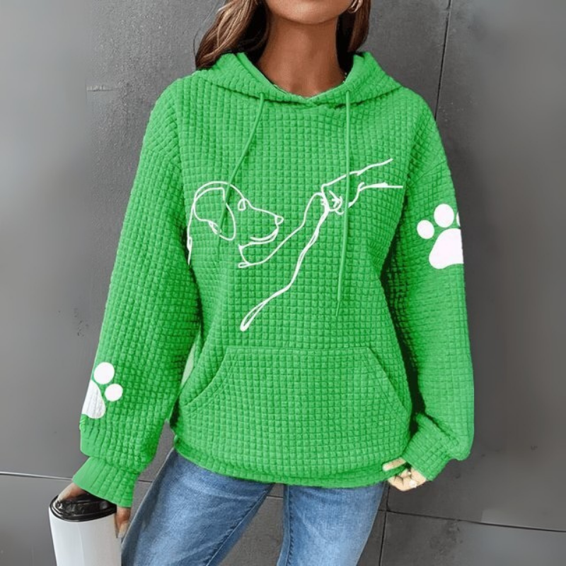 Damen Pullover | Kapuzenpullover mit Aufdruck